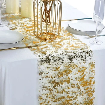 DIY Goldfoil tapete de Mesa de la Boda Decoración de Brillo de Malla de Oro Rosa de Oro la Tabla de los Corredores de Plata de Lentejuelas Rollo Fino Mantel de Comedor