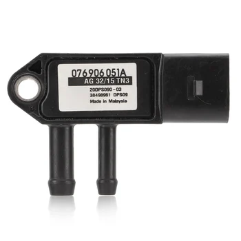 DPF Sensor de Presión de Alto Rendimiento Negro 076906051A Resistente al Calor ABS Wearproof para el Coche
