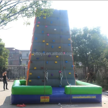 Juego de deporte inflable de la pared de escalada para niños y adultos