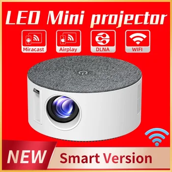 LED Mini Proyector Inteligente de la Misma Pantalla de Edición Con Sistema de Sonido Integrado Reproductor Multimedia Conectado A Varios Dispositivos