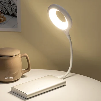 Lámpara de Mesa LED Portátil de la Noche la Luz de la Lámpara Libremente Plegable Lámpara de Escritorio USB de Lectura Talbe de la Lámpara de la Protección Ocular de Ahorro de Energía Lámpara de Escritorio