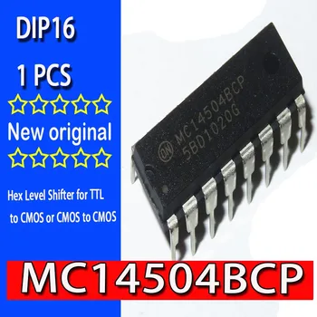 MC14504BCP de la marca-nuevo importado nivel de la palanca de cambios IC chip DIP-16. Hex Nivel de la palanca de cambios para para el CMOS y TTL o CMOS para CMOS MC145048CP 14504B
