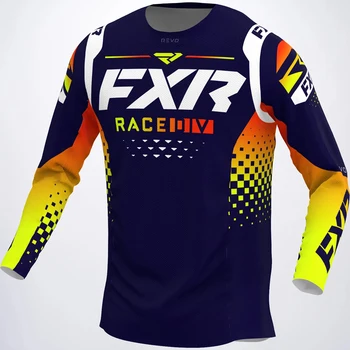 Nueva Bajada de Jersey FXR Sudadera de Motocross Camiseta de Enduro Ciclismo de Montaña, Bicicleta de DH Maillot Motocicletas de Manga Larga Camiseta de Deporte