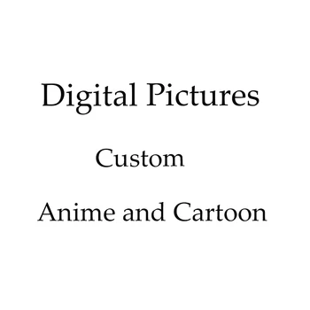 Personalizada de Imágenes Digitales para el Anime de dibujos animados Efecto de Pintura