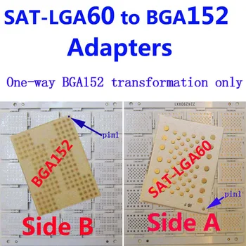 SAT-LGA60 a BGA152 Adaptadores, sólo para el LGA60 de memoria flash de iPhone