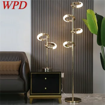 WPD Nórdicos Creativa Lámpara de Suelo Iluminación LED Moderna Ronda Anillos Decorativos para Vivir en Casa de Habitación de Cama